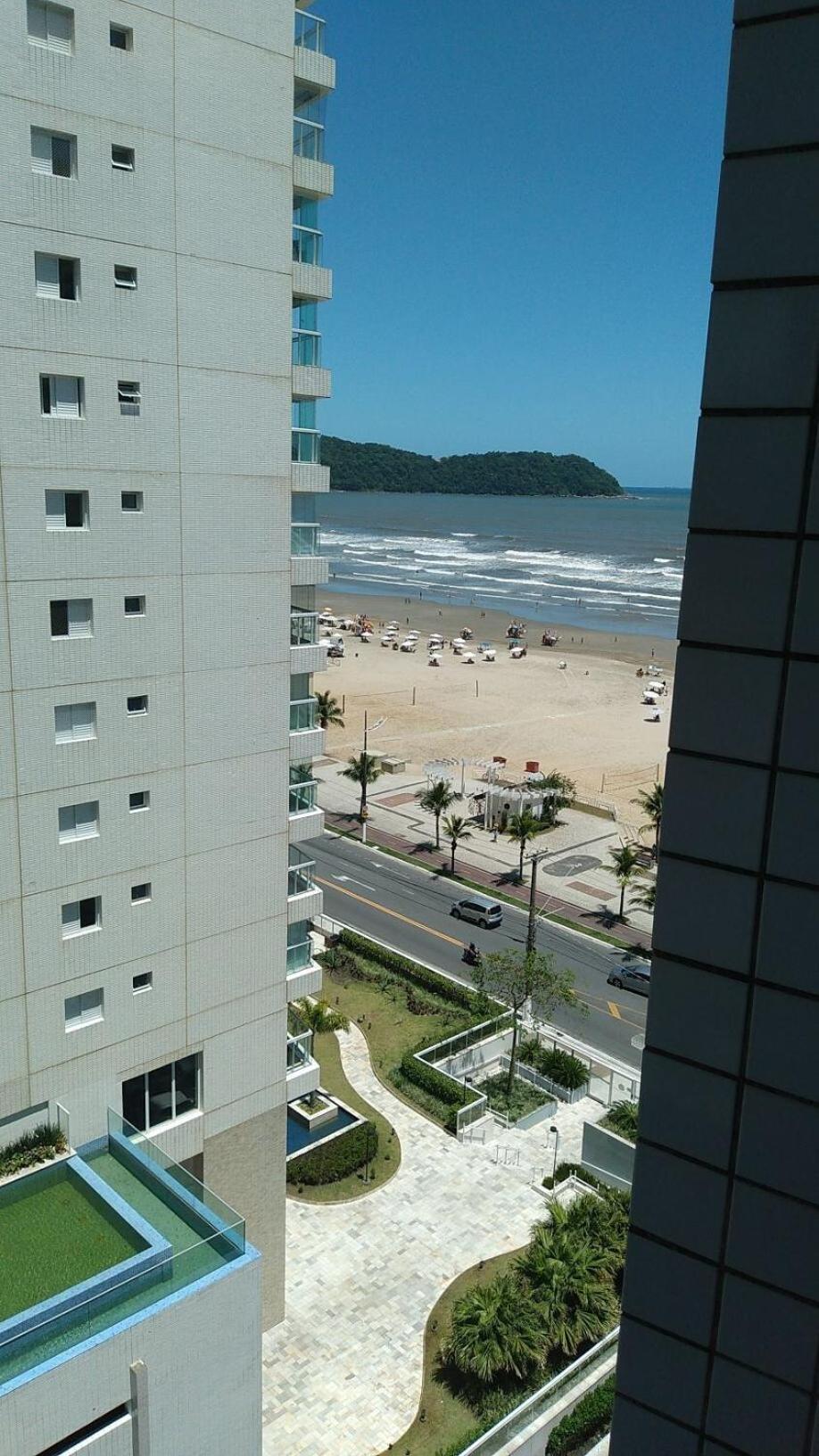 Apto Frente Pra Praia Boqueirao Pg Praia Grande (Santos) Exterior foto